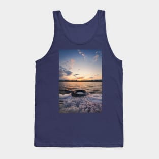 foamy tire in the lake water Tank Top